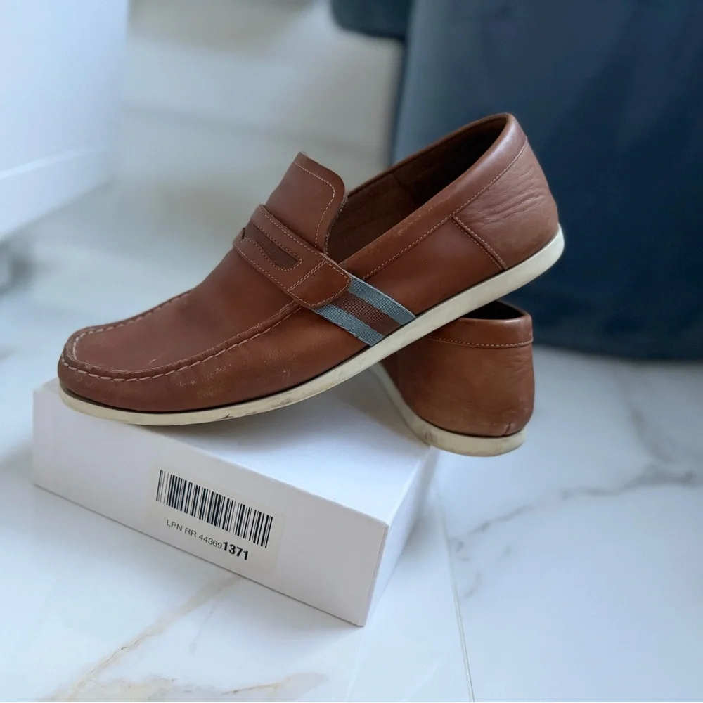 Gucci Brown Leather Men’s moccasin